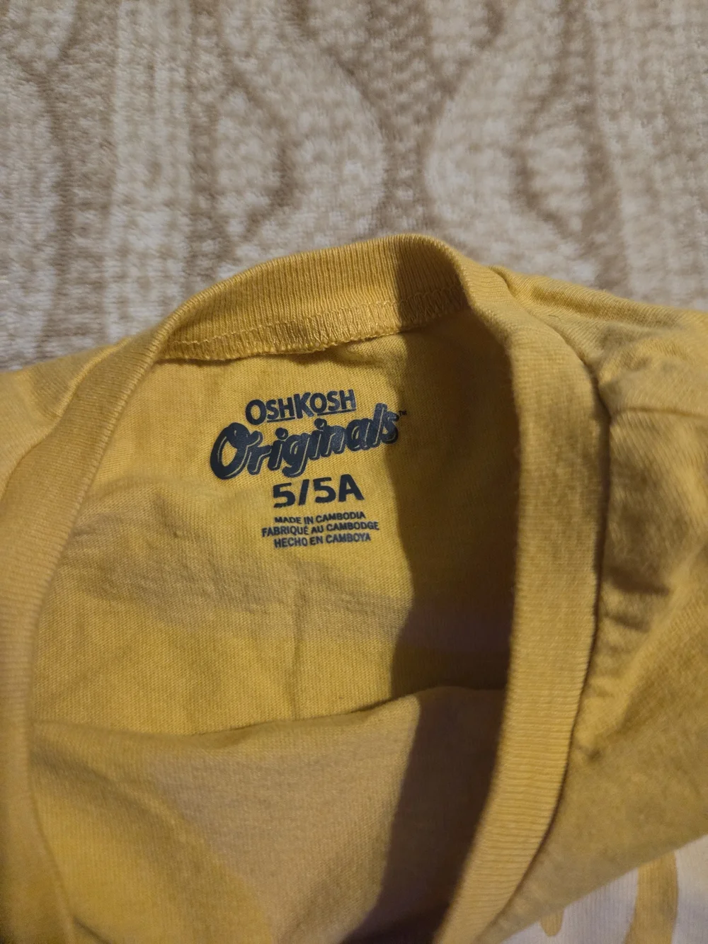OshKosh B'gosh Yellow 'Full of Hope' Graphic Long Sleeve Tee